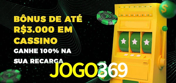 JOGO369 melhor bônus de depósito