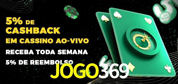 Promoções do cassino ao Vivo JOGO369